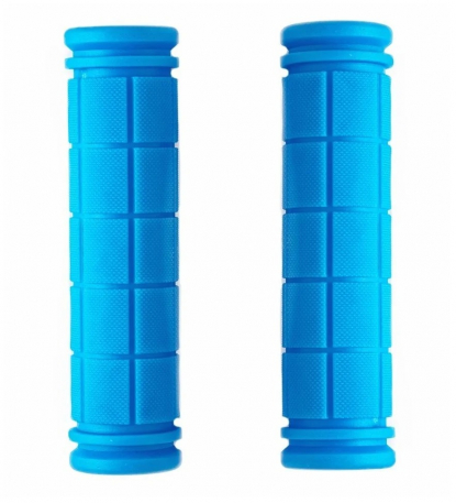 Грипсы резиновые , голубые, 125 мм. Vinca Sport
